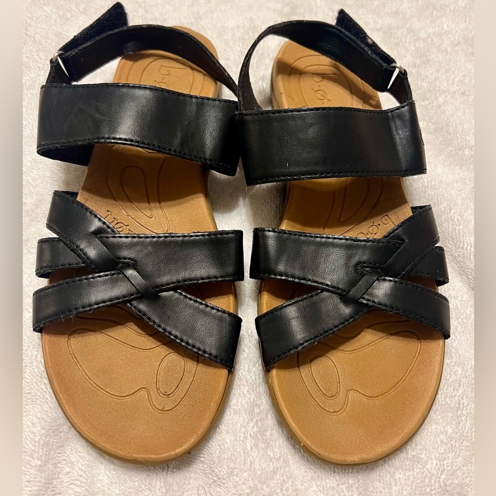 B.O.C. (Born of Comfort)- Black Women’s Sandal- EUC- Cushioned Footbed- Size 7